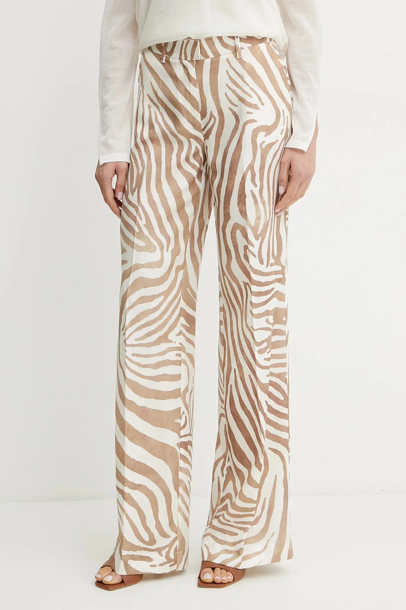 Брюки GISELLE из смесового льна