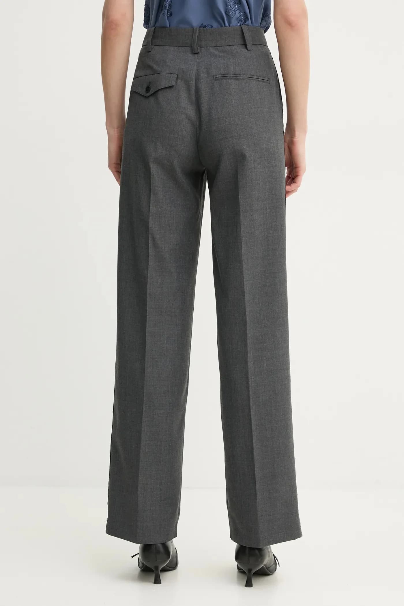 Брюки из смесовой шерсти - фото 3