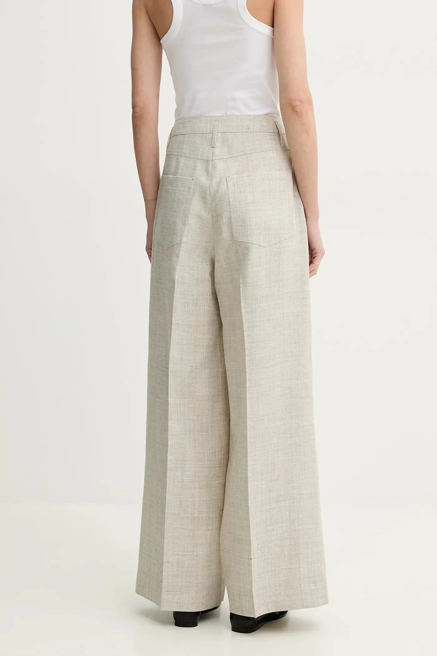 Брюки Poppy из смесового льна - фото 3