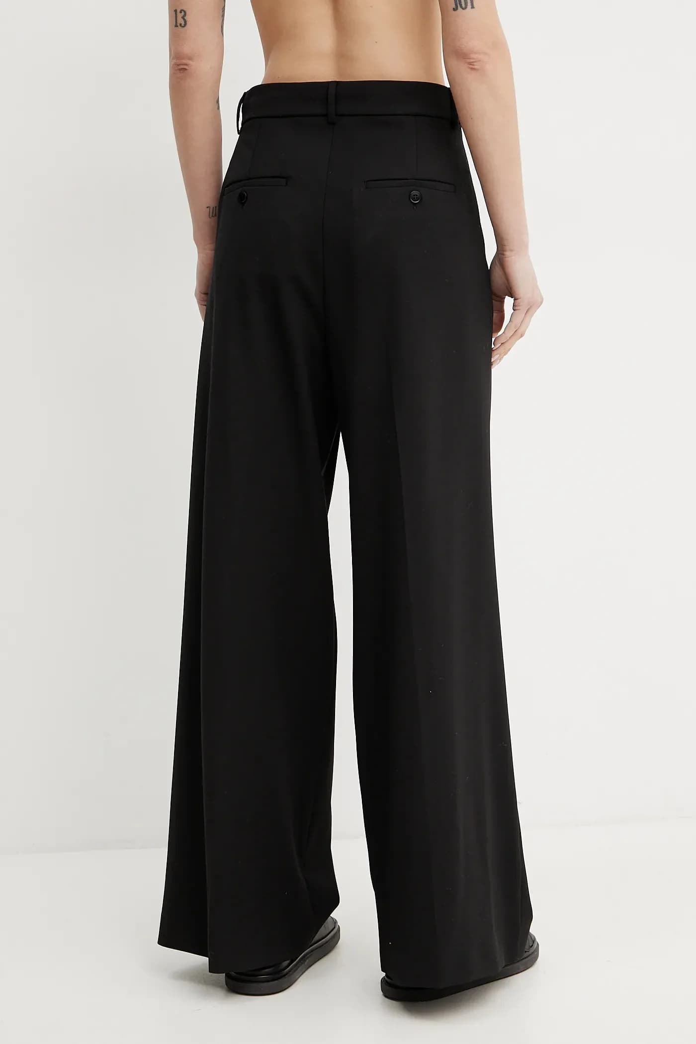 Брюки из смесового кашемира - фото 3