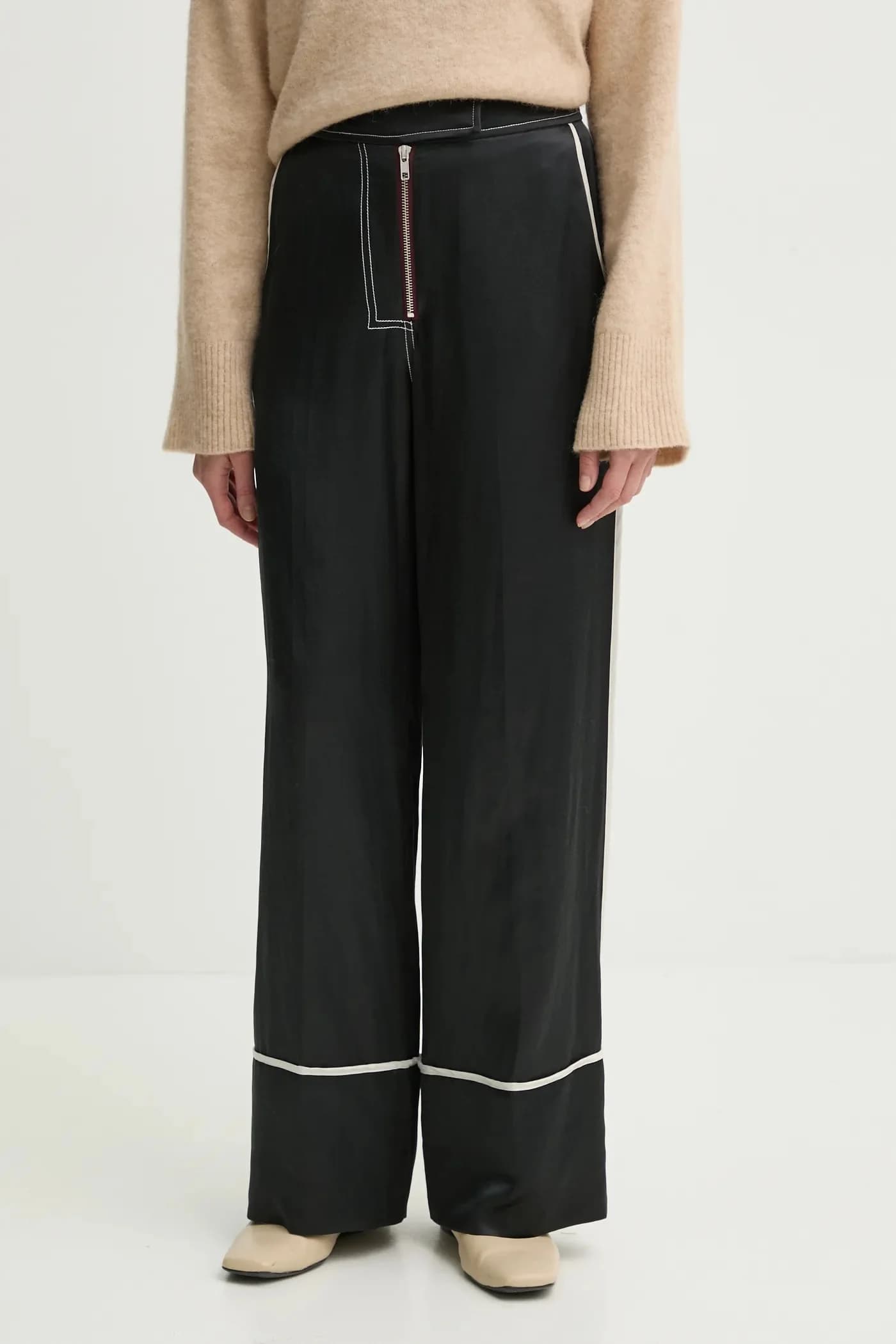 брюки Gianna из смесового льна