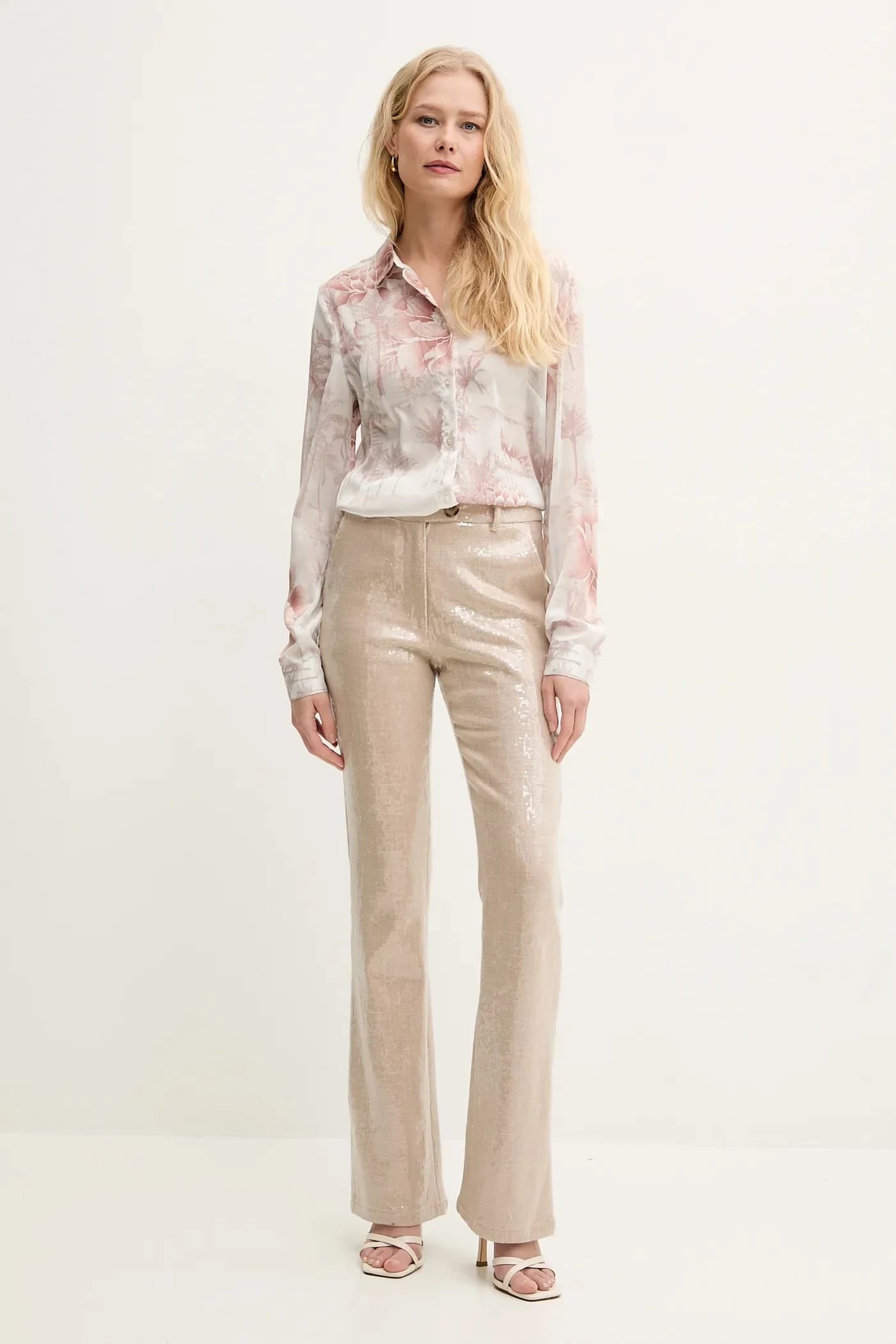 Брюки CEREN из смесового льна - фото 2