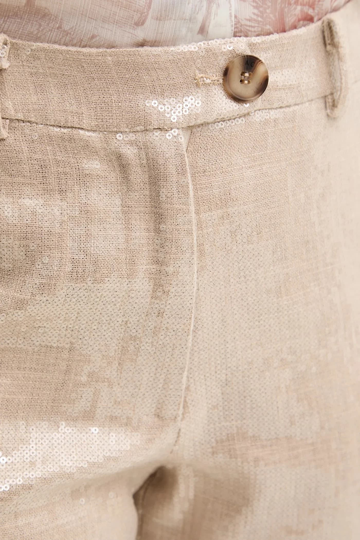 Брюки CEREN из смесового льна - фото 4