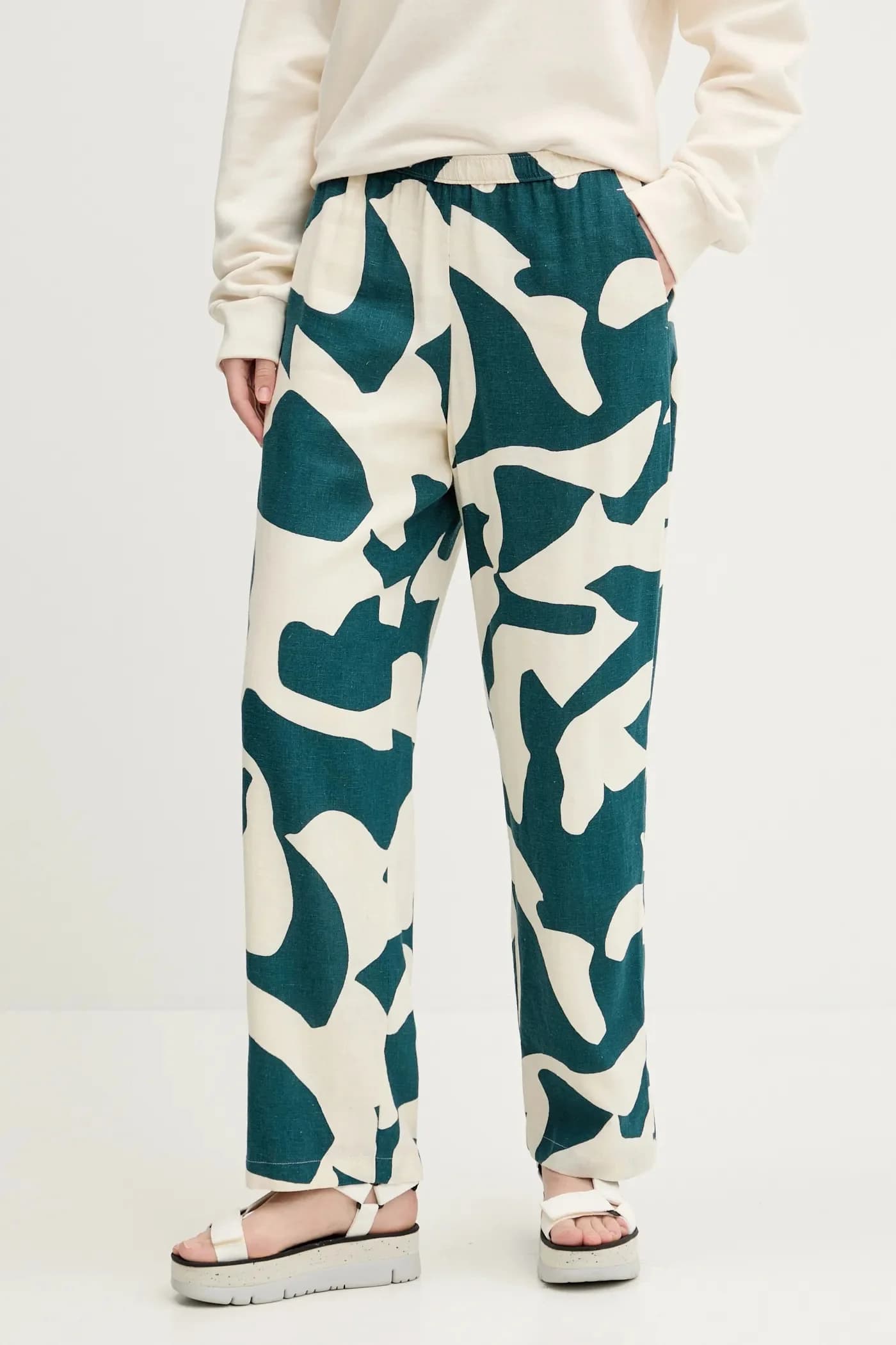 Льняные брюки