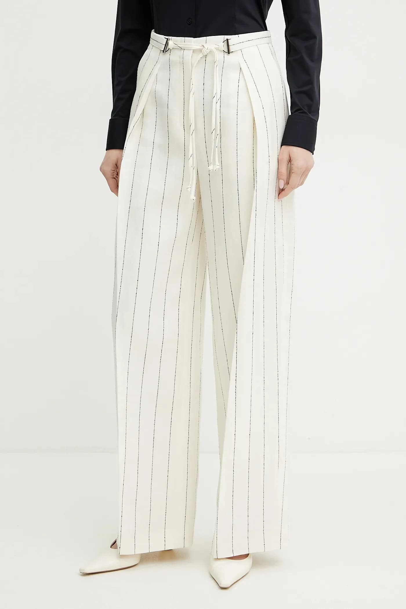 Льняные брюки