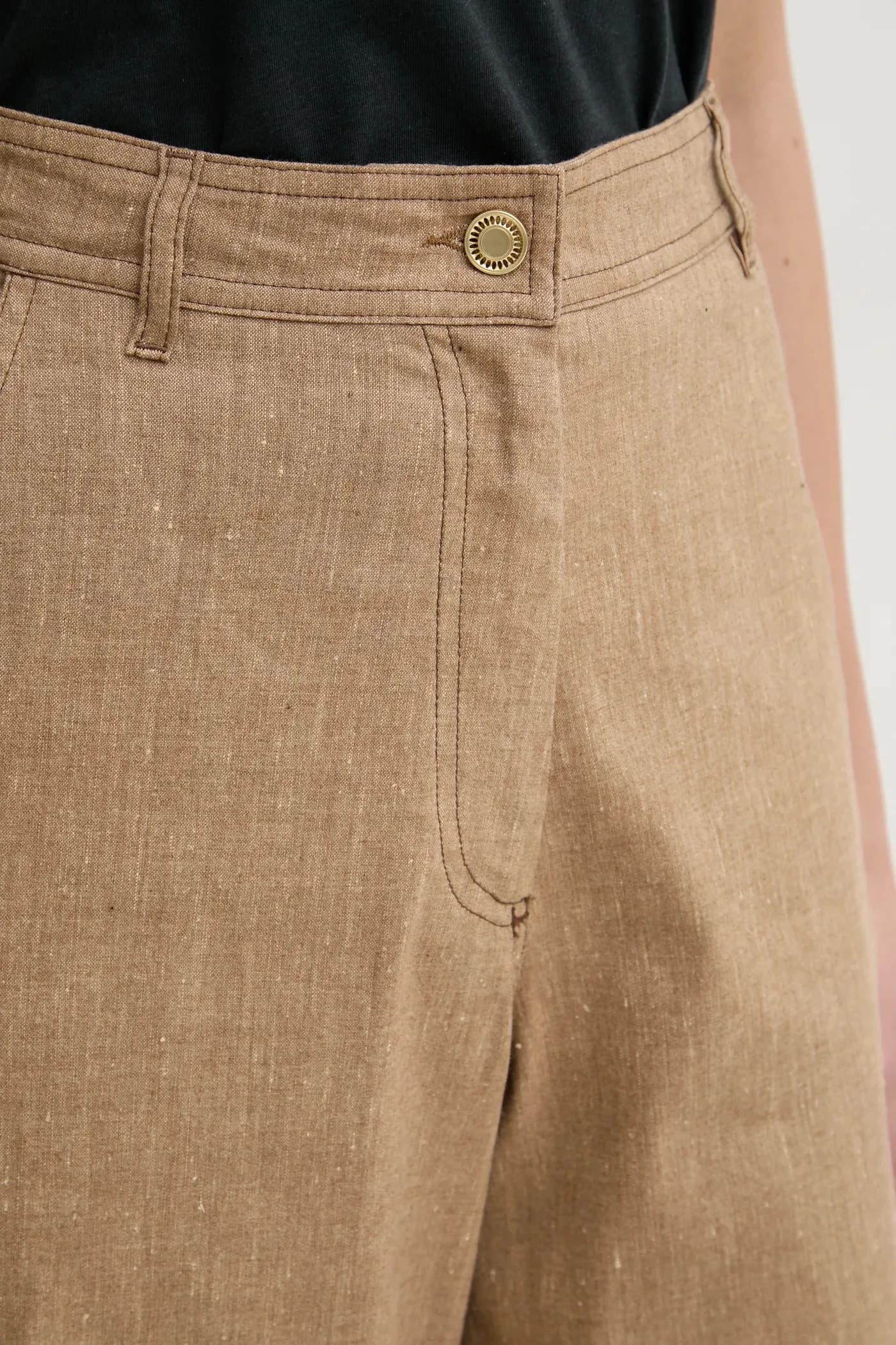 Льняные брюки - фото 4