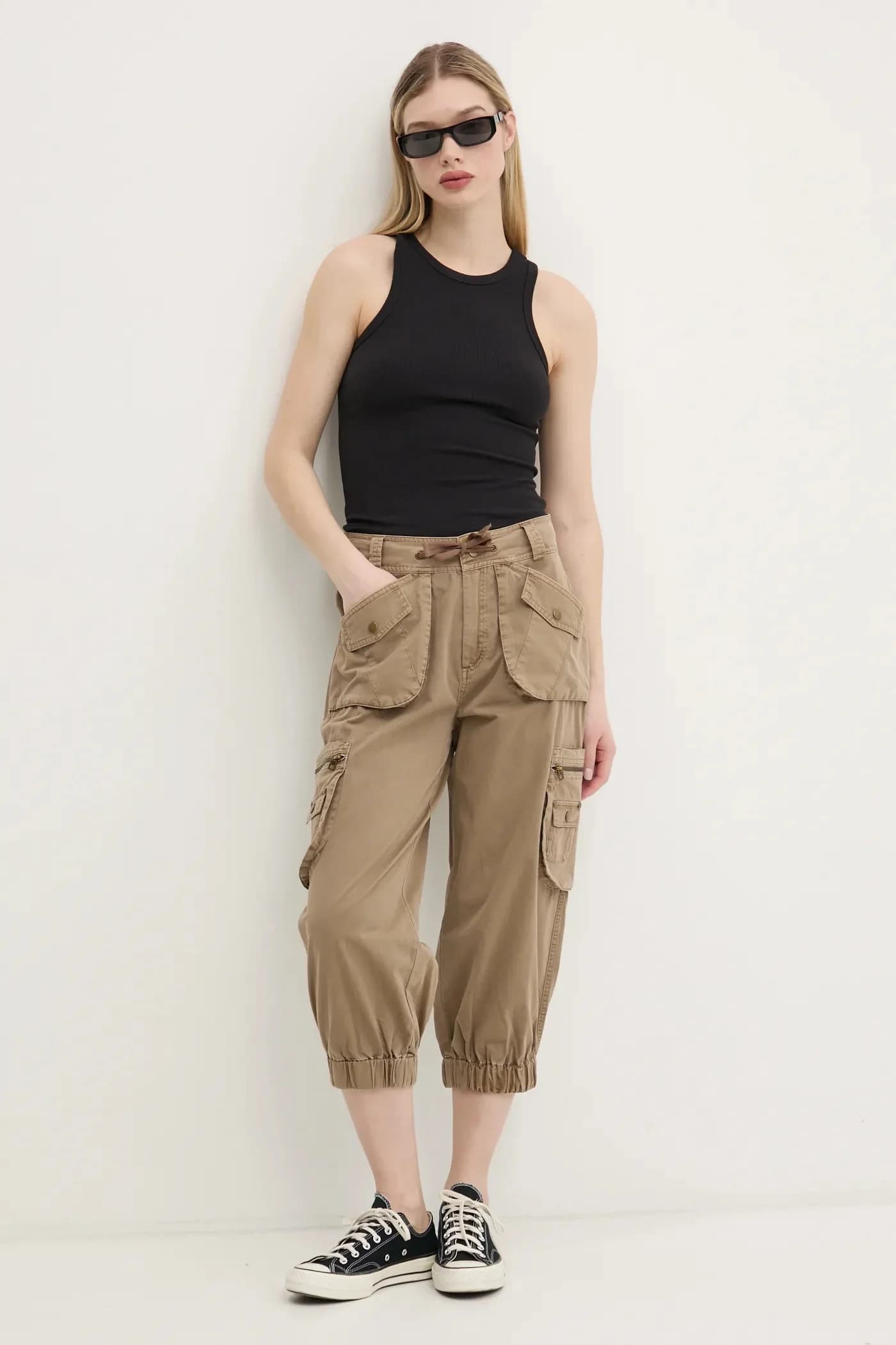 хлопковые брюки LOIRA - фото 2