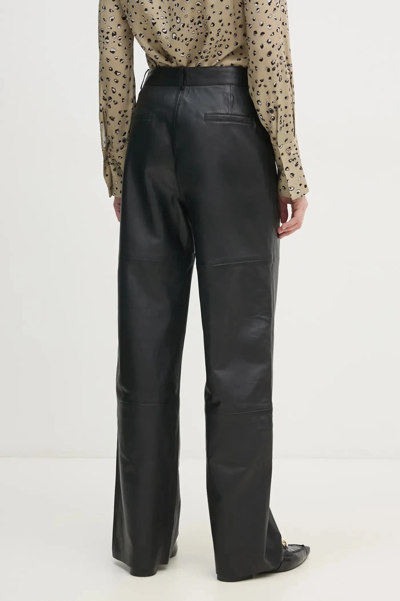кожаные брюки Лорена - фото 3