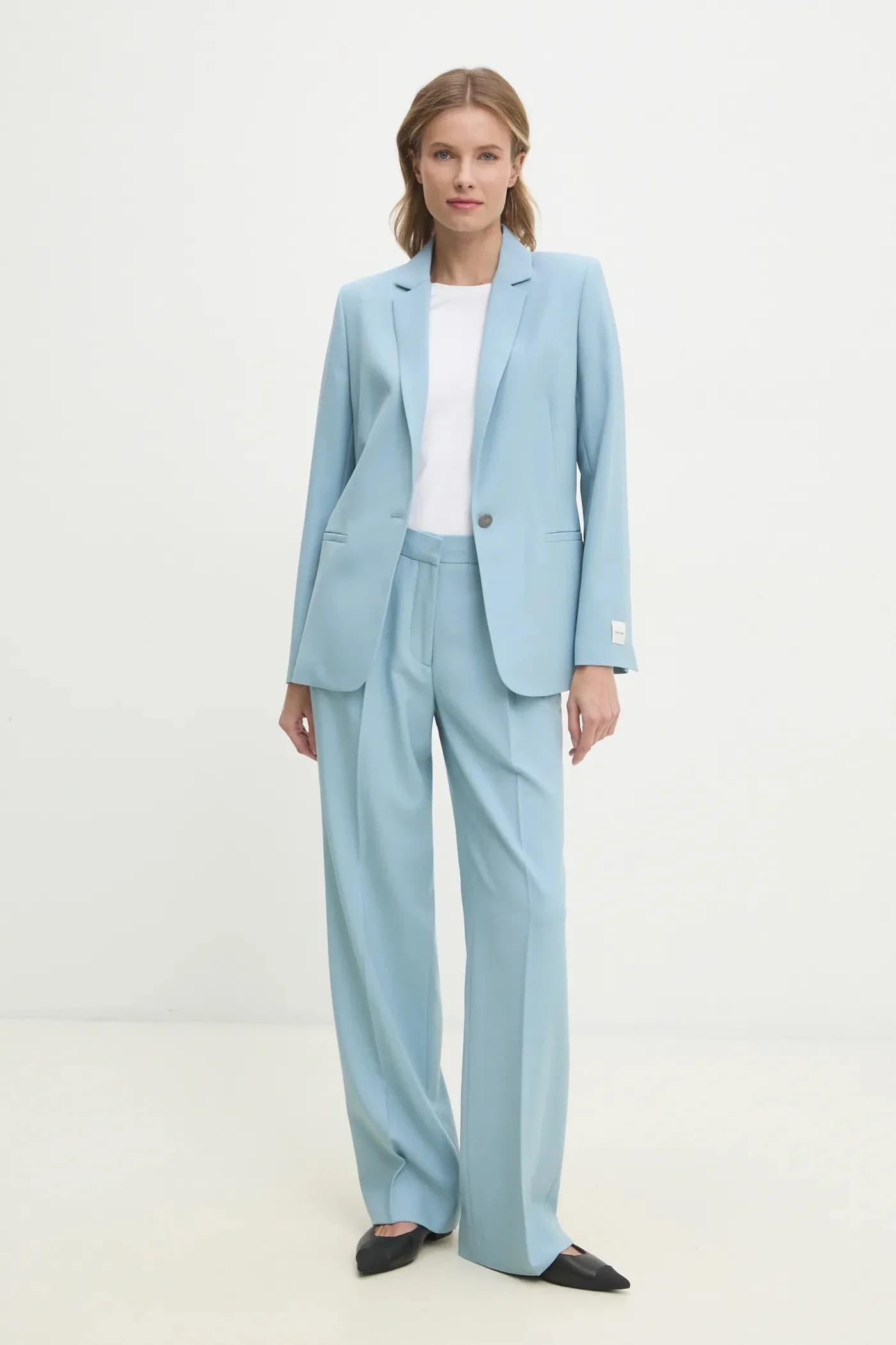 Брюки из смесовой шерсти - фото 2