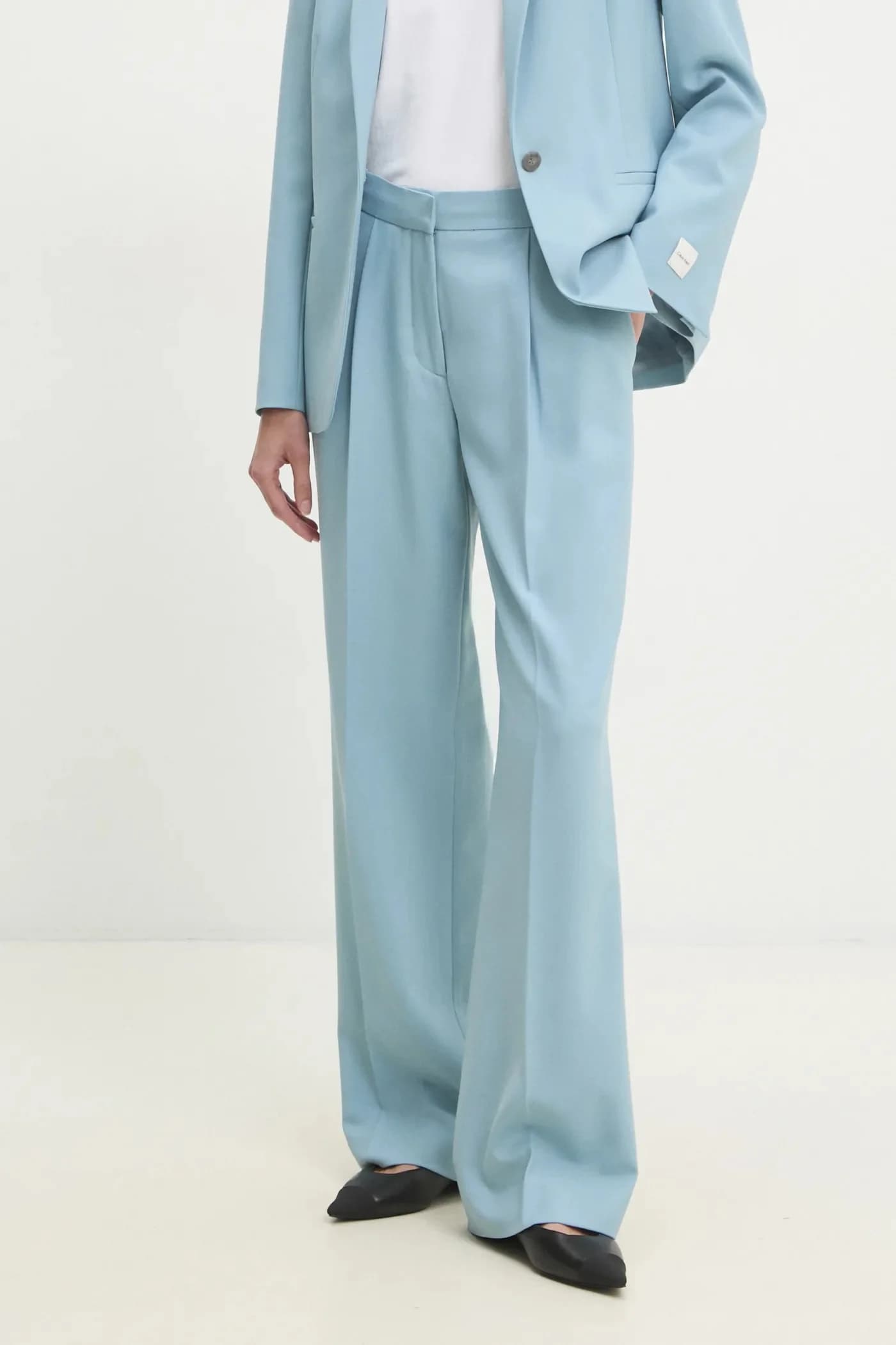 Брюки из смесовой шерсти - фото 4