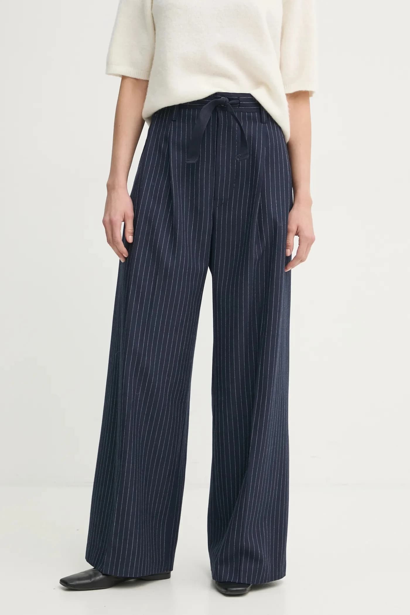 Брюки из смесовой шерсти