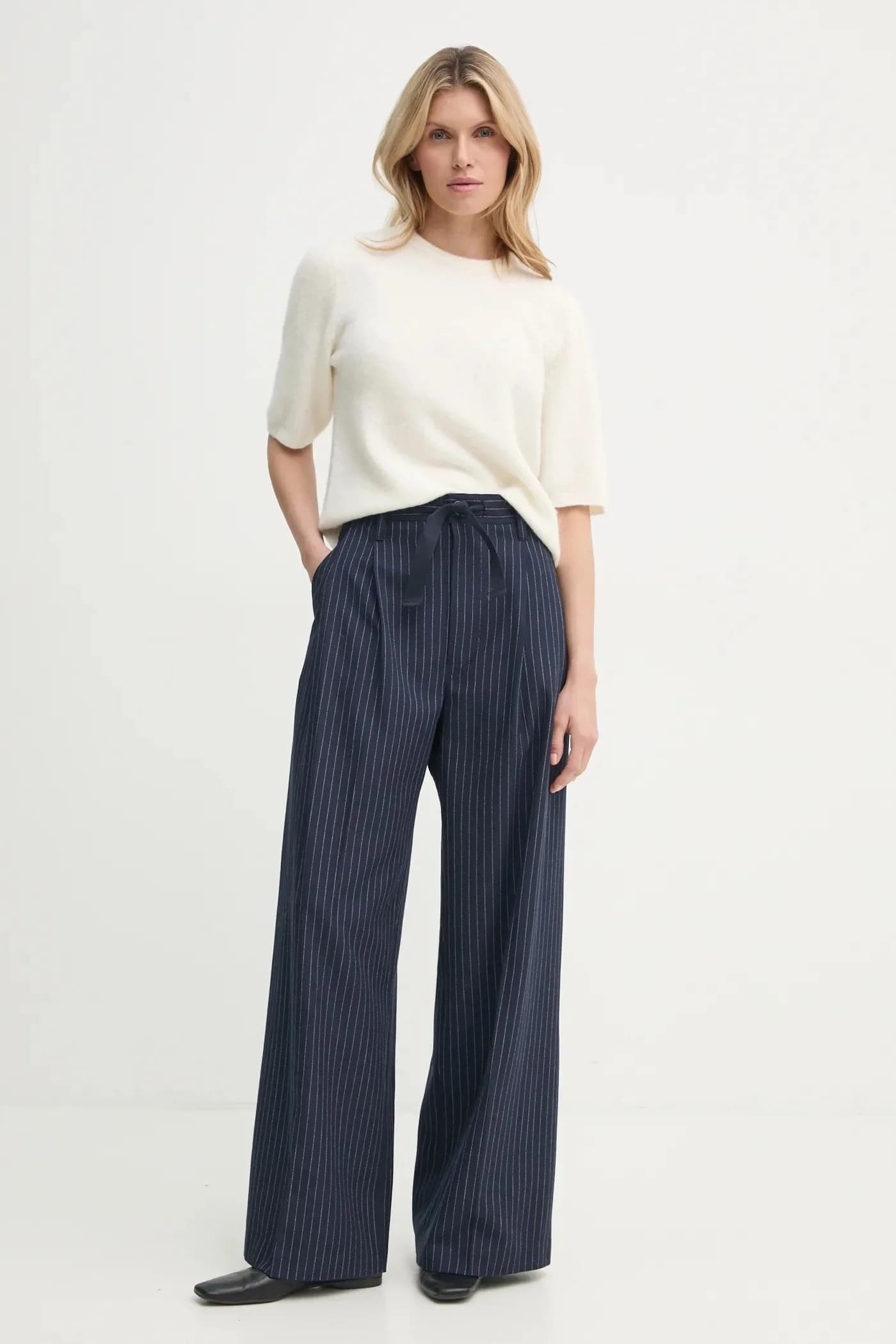 Брюки из смесовой шерсти - фото 2