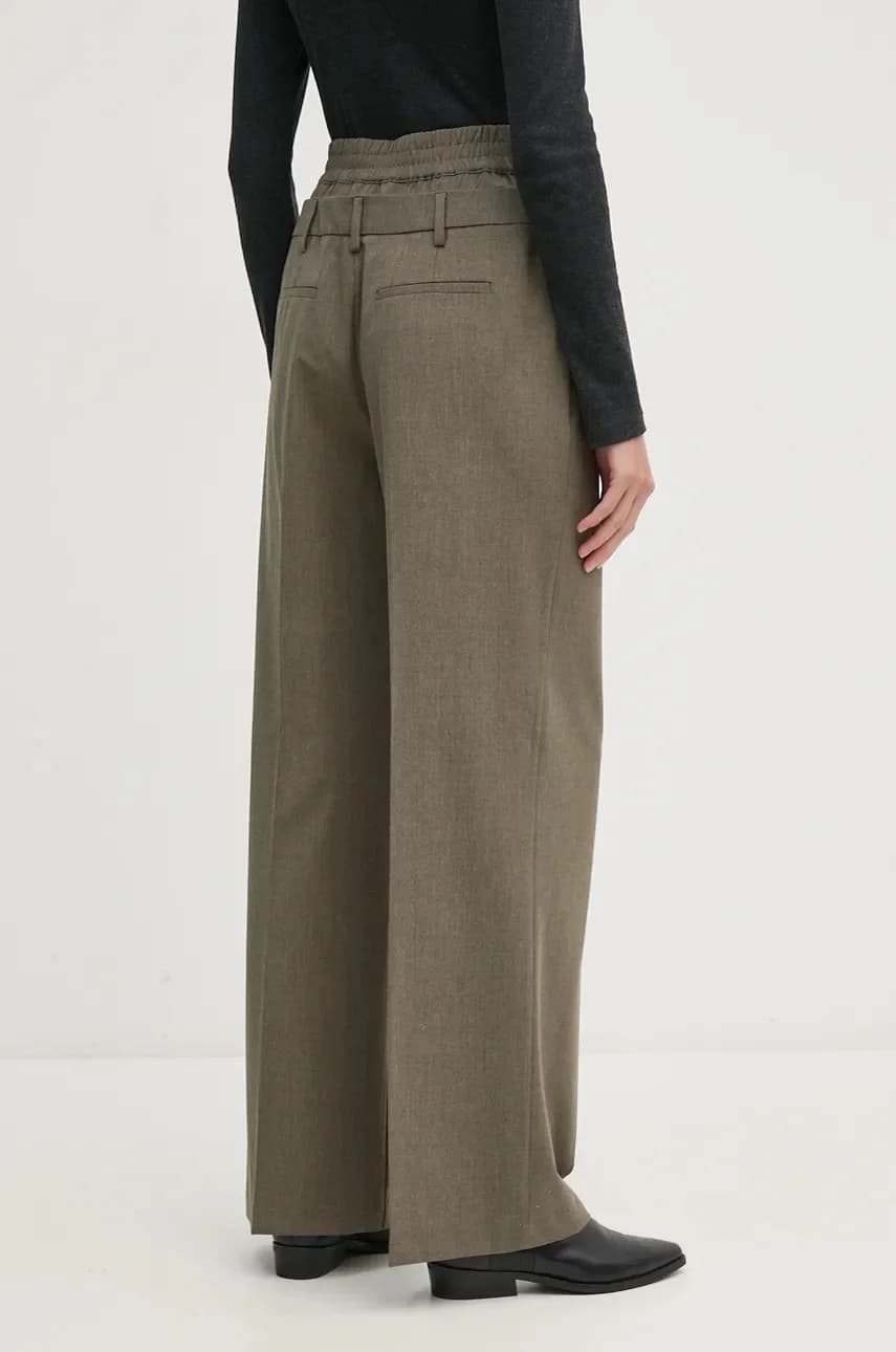 Брюки из смесовой шерсти - фото 3