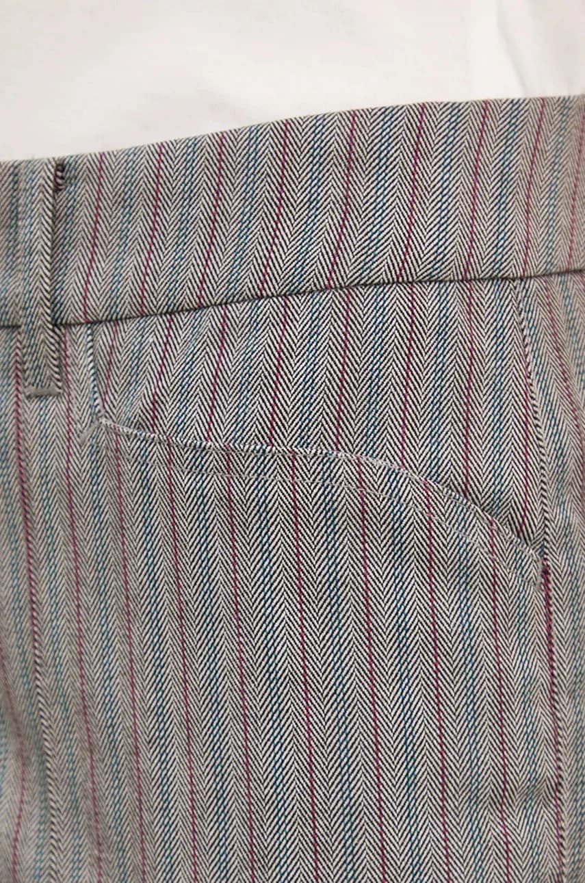 Узкие брюки с узором «елочка» - фото 4