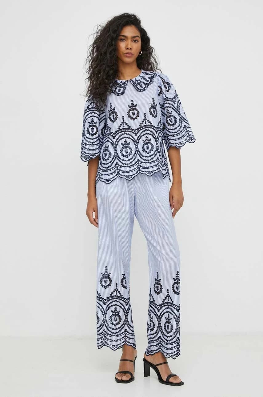 Хлопковые брюки - фото 2