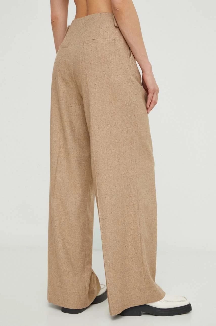 Спортивные брюки из смесовой шерсти - фото 3