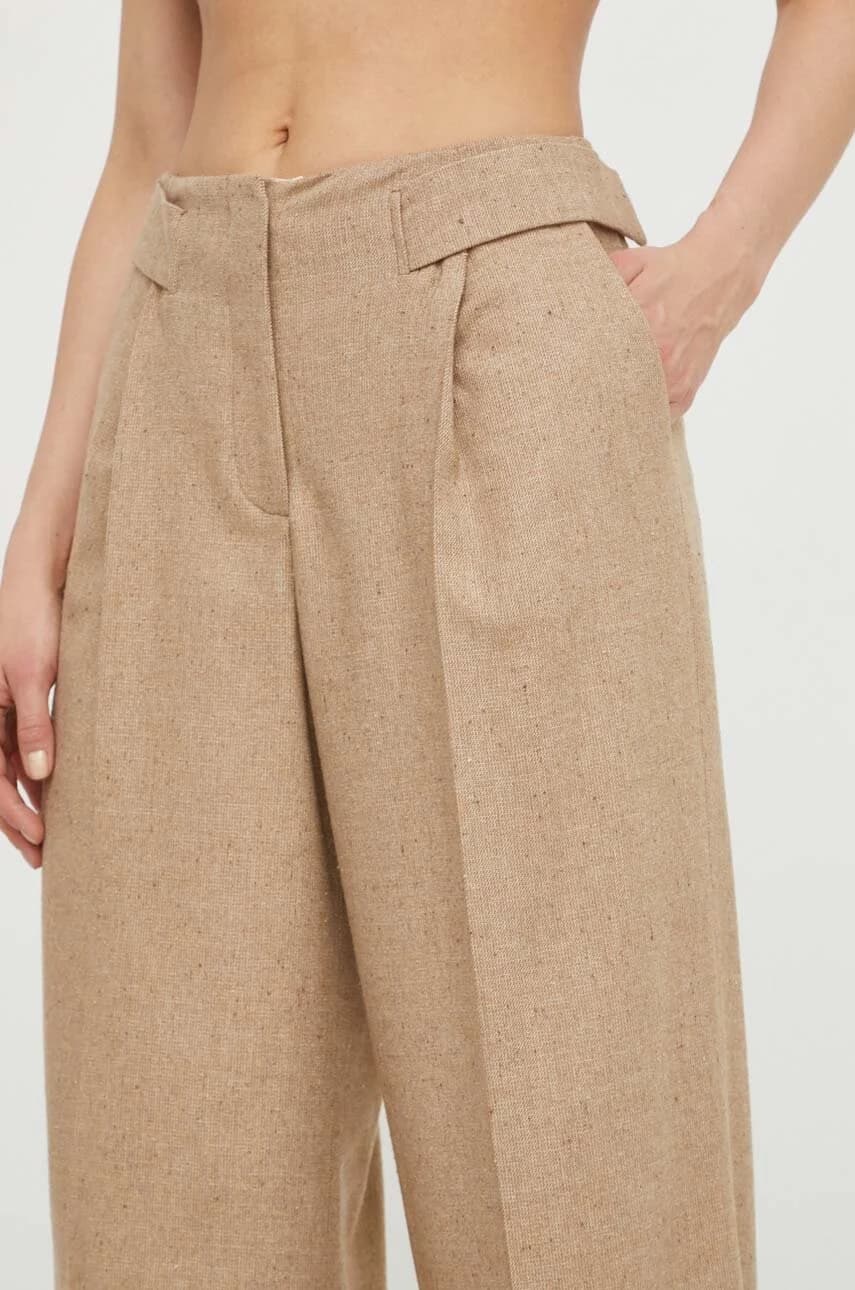 Спортивные брюки из смесовой шерсти - фото 4