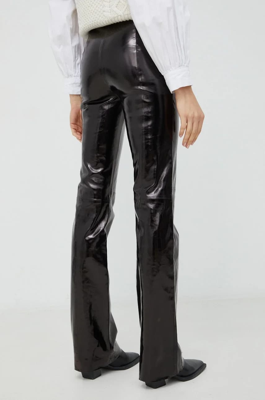 кожаные брюки Гоча - фото 3