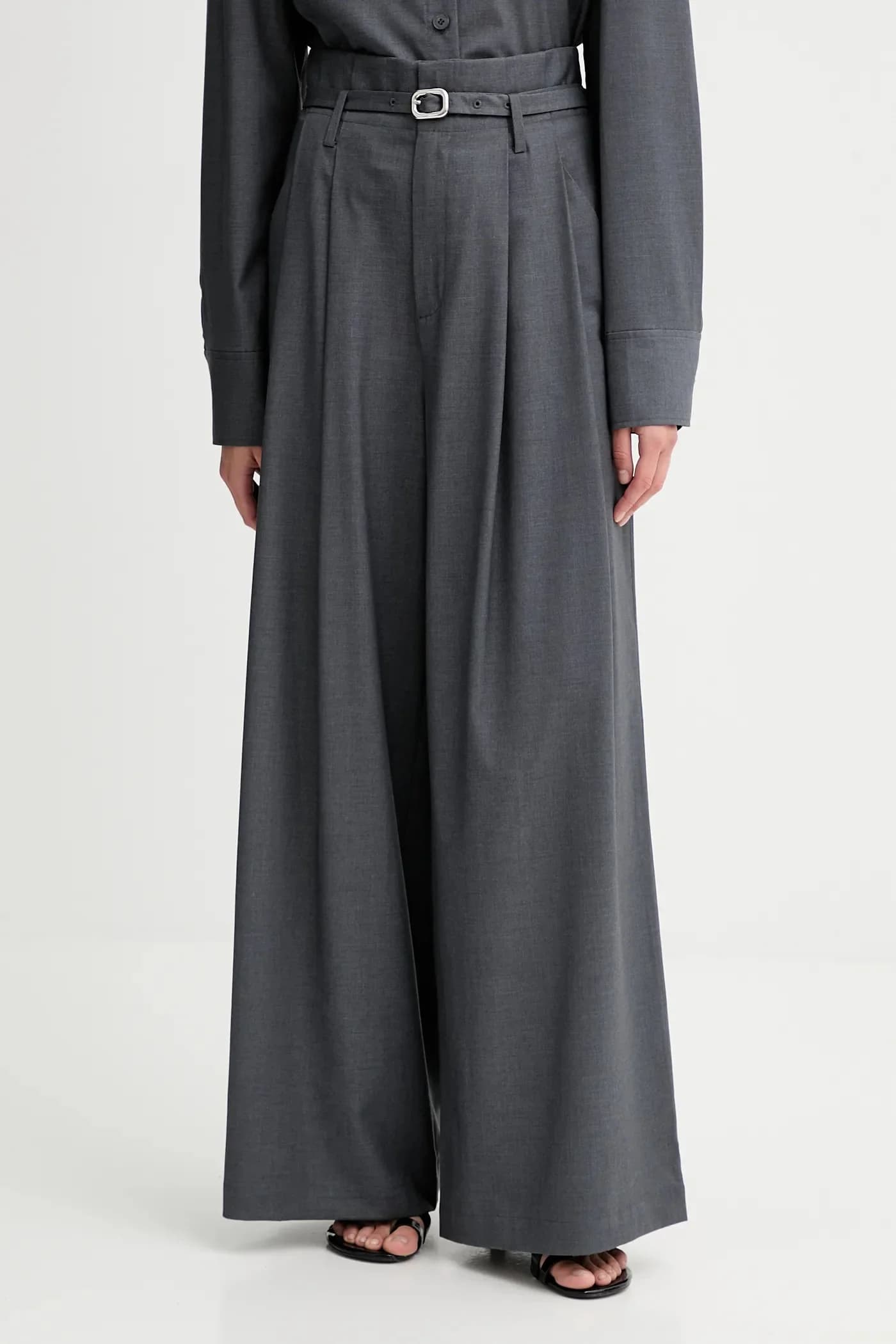 Брюки из смесовой шерсти