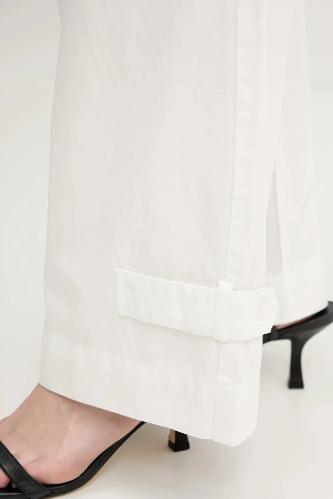 Брюки из смесового льна - фото 4