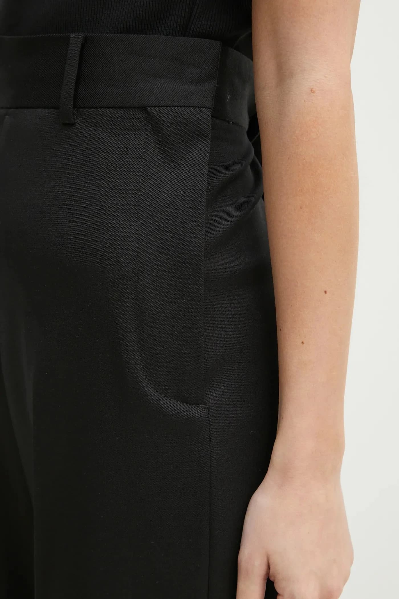 Брюки из смесовой шерсти - фото 5