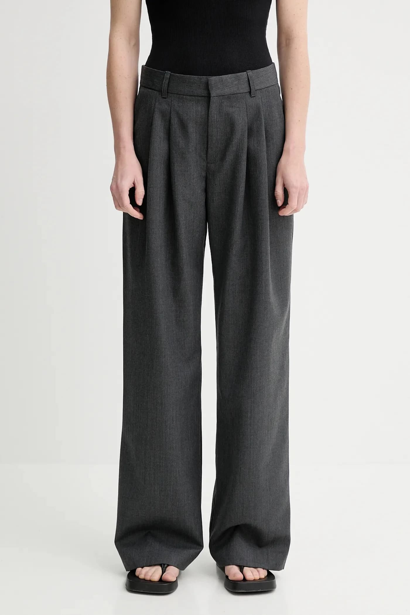 Брюки из смесовой шерсти