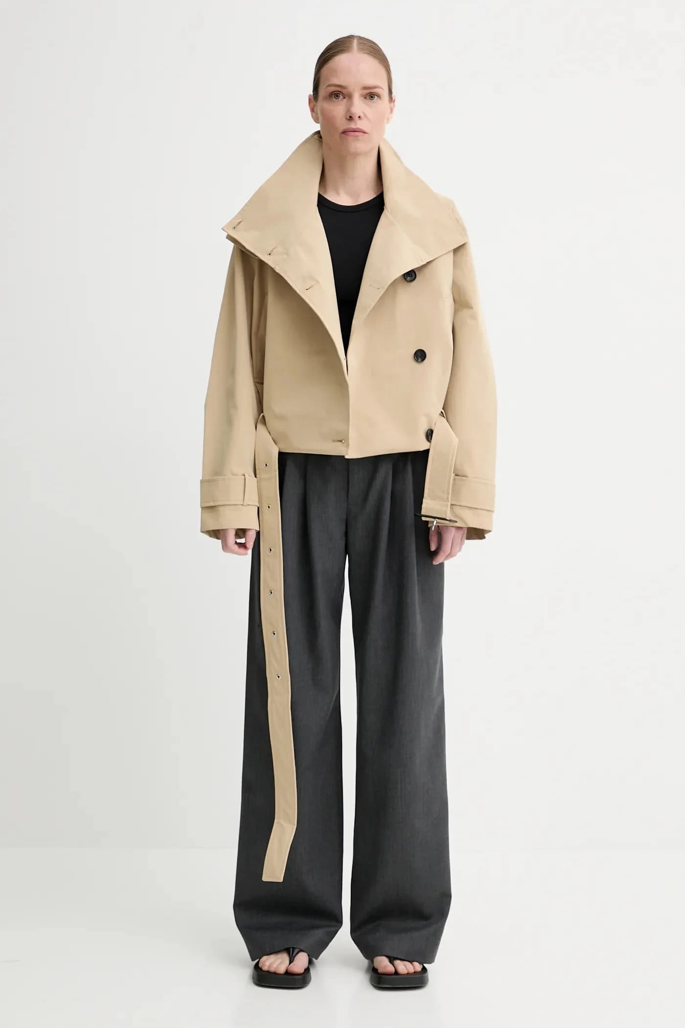 Брюки из смесовой шерсти - фото 2