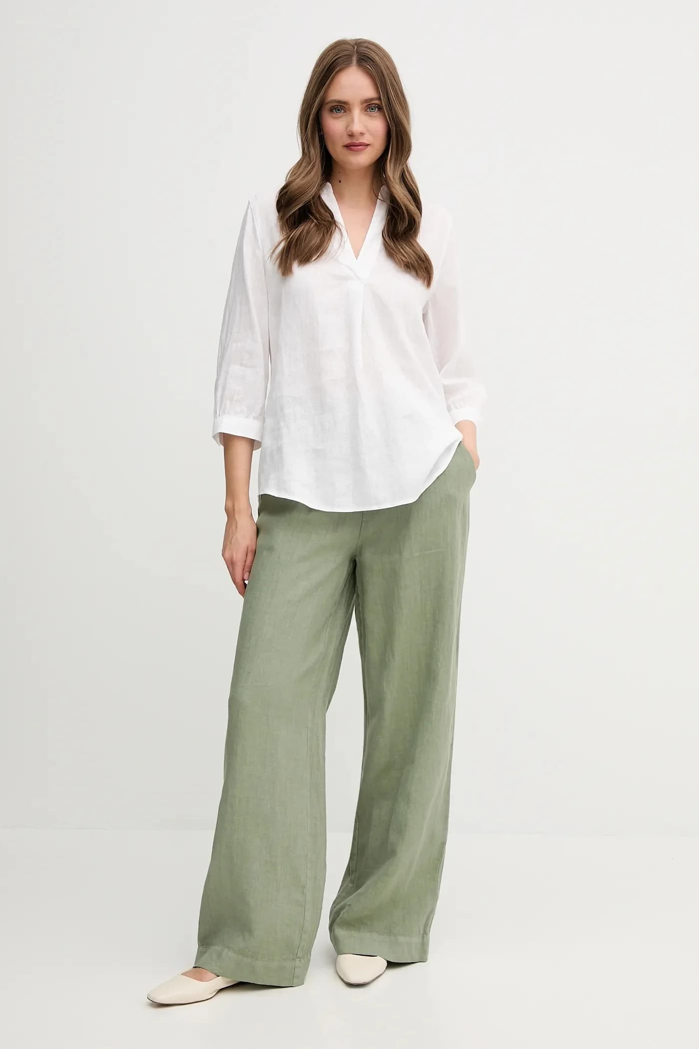 Льняные брюки - фото 2