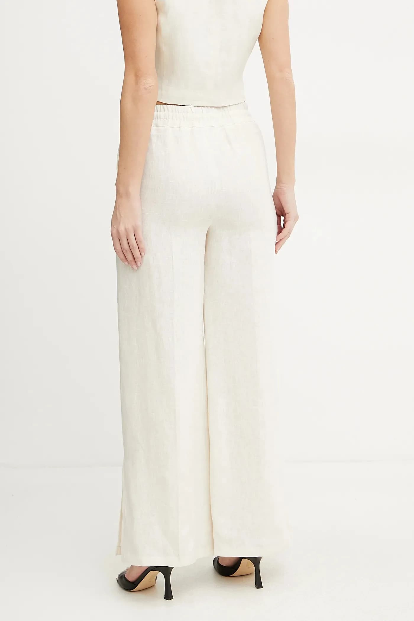 Льняные брюки Emme от Marella - фото 3