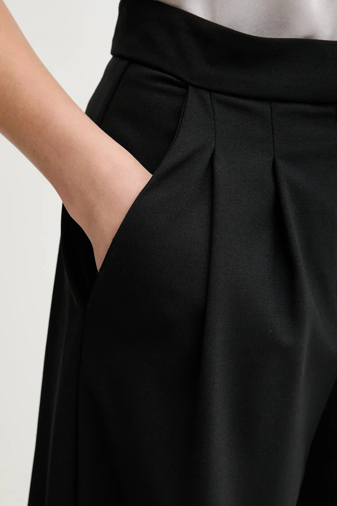 Брюки из смесовой шерсти - фото 4