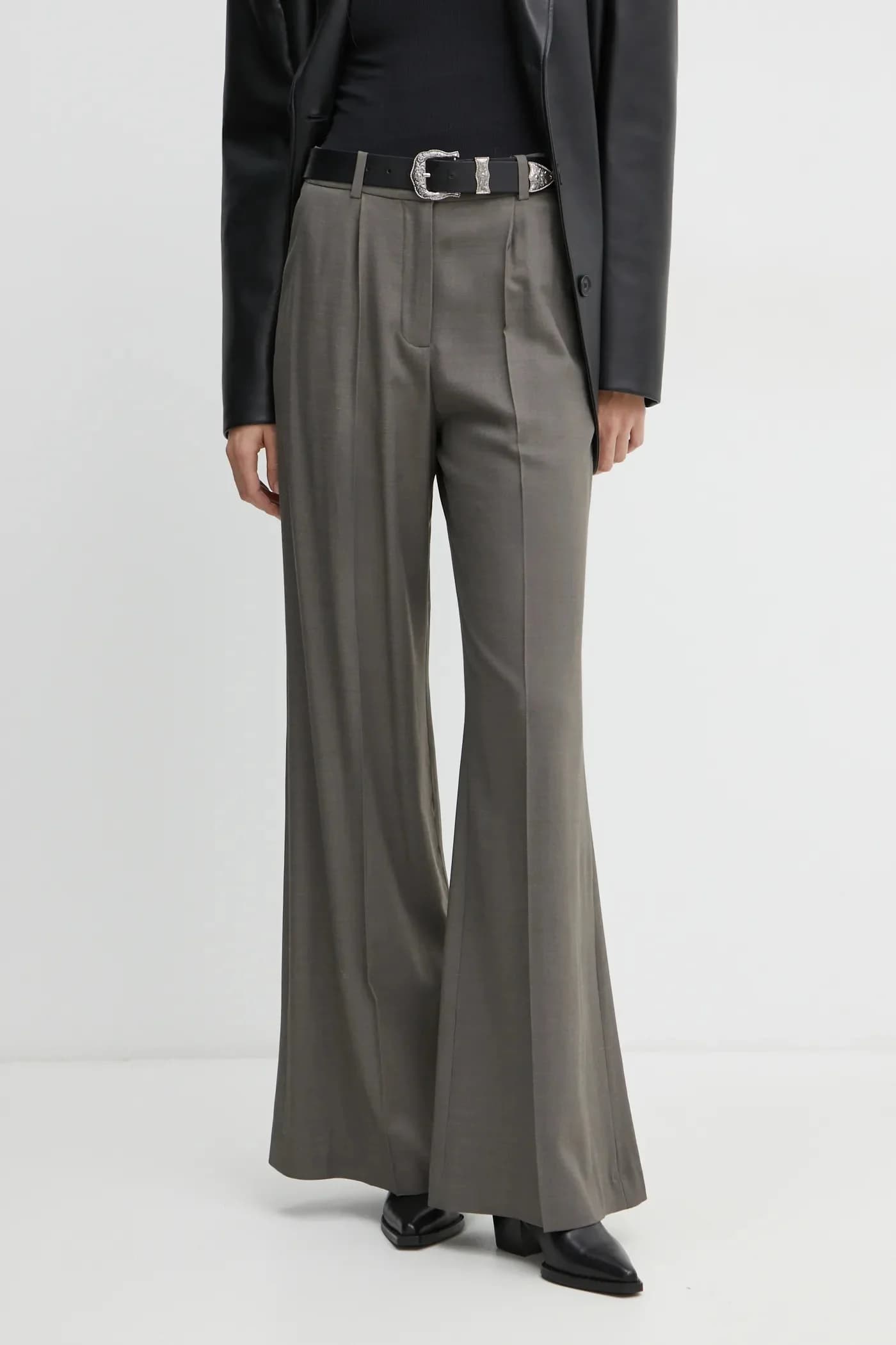 Брюки из смесовой шерсти