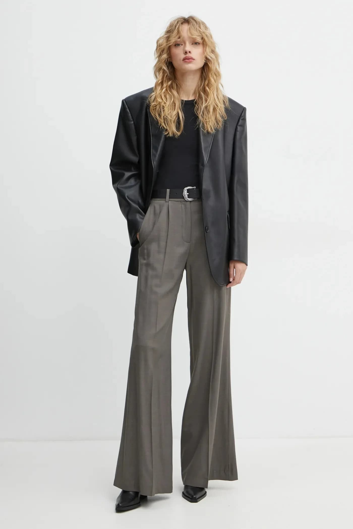 Брюки из смесовой шерсти - фото 2