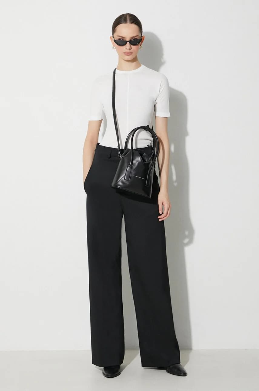 Брюки из смесовой шерсти - фото 2