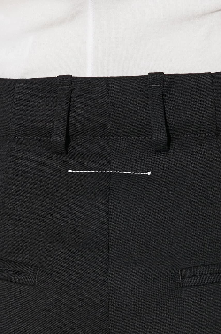 Брюки из смесовой шерсти - фото 5