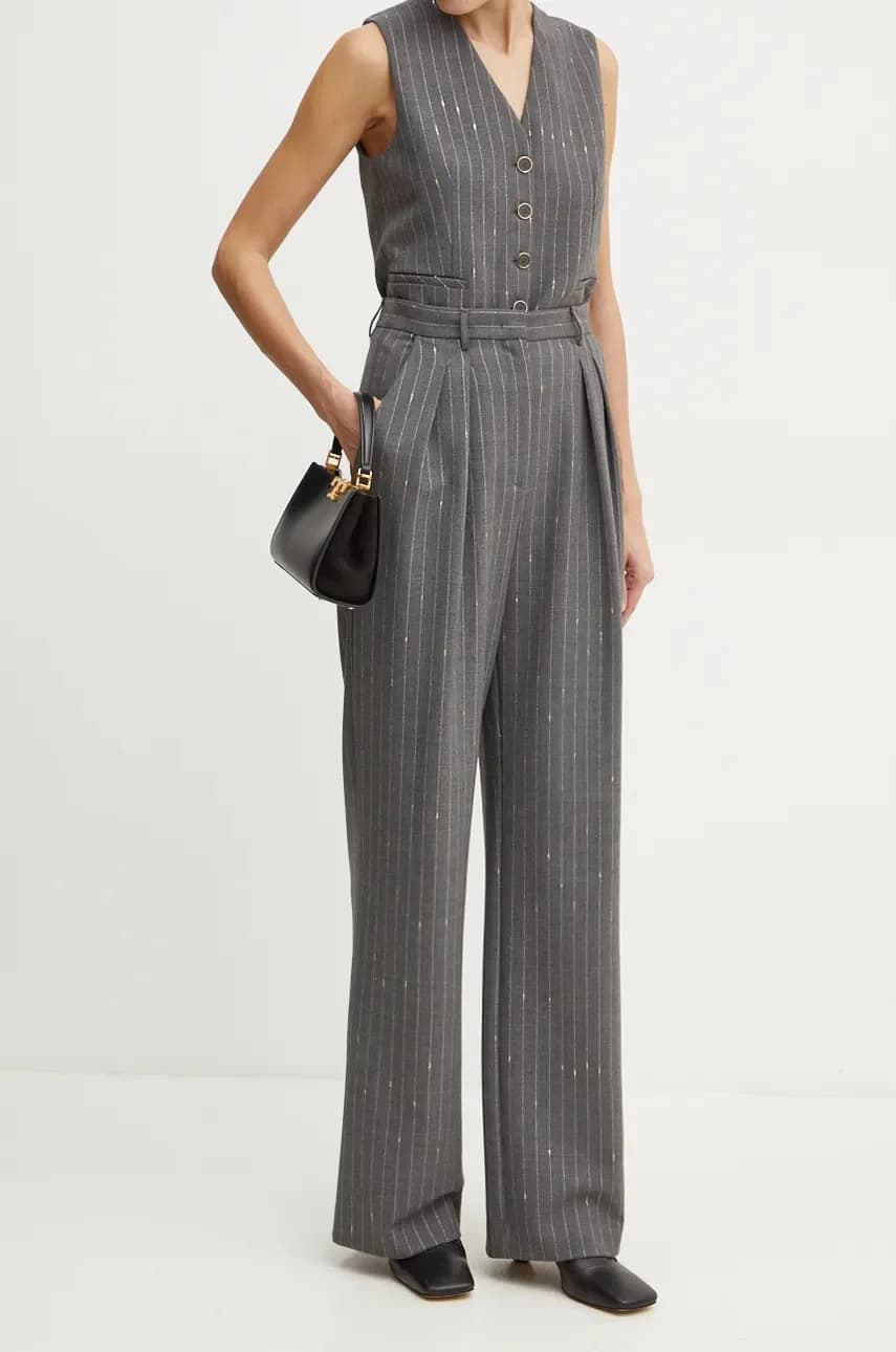 Брюки из смесовой шерсти