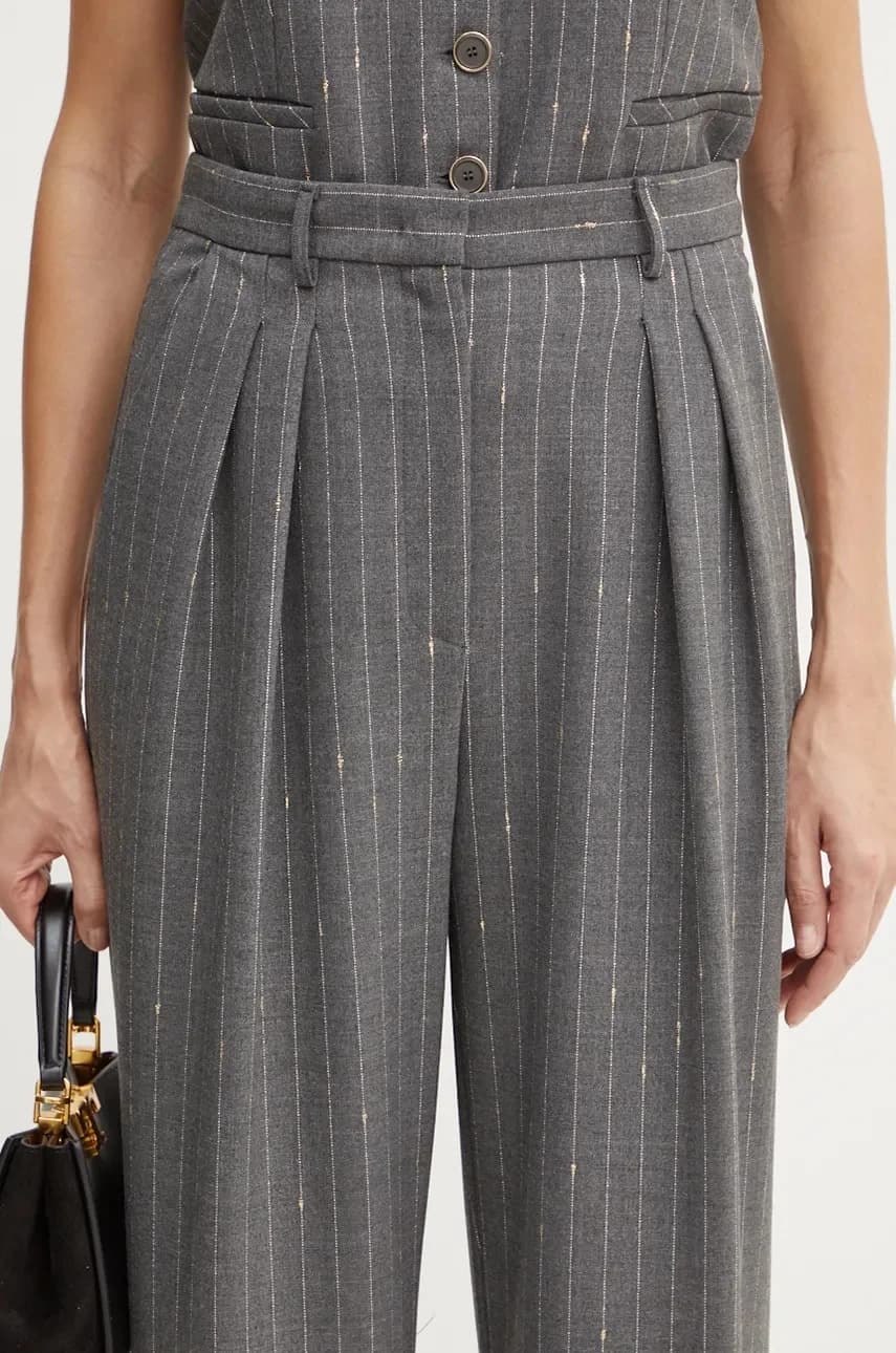 Брюки из смесовой шерсти - фото 4