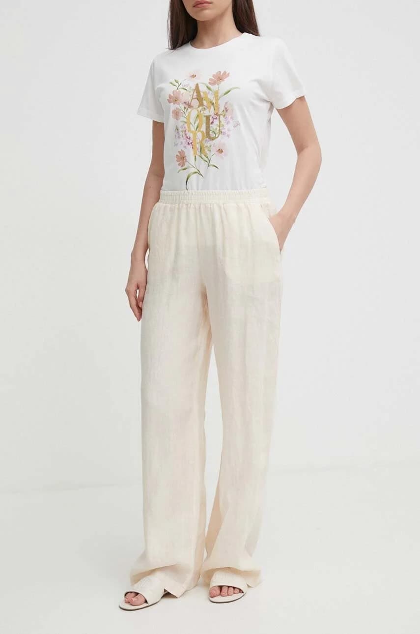 Льняные брюки