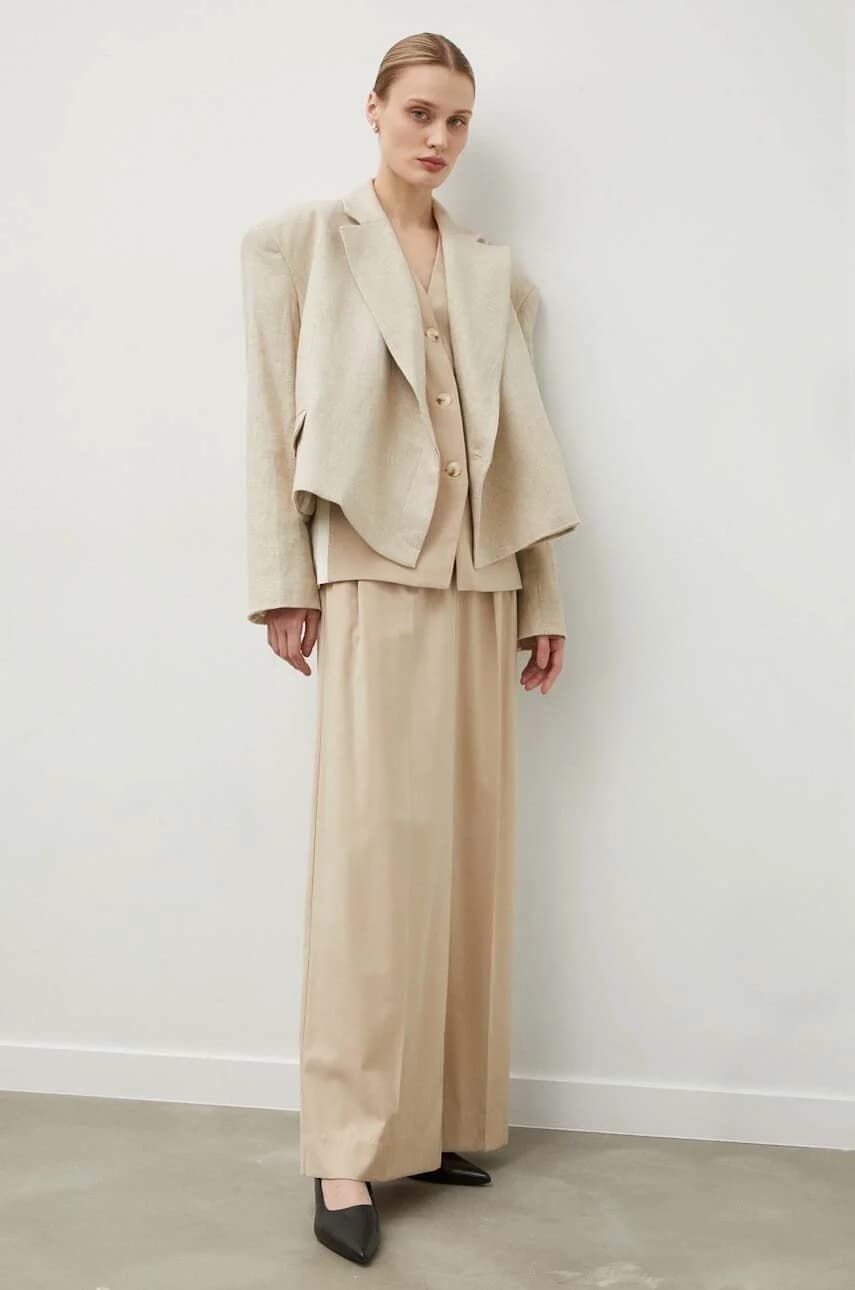 Брюки из смесовой шерсти - фото 2