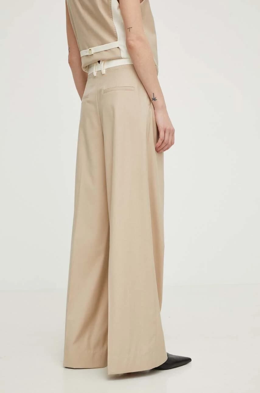 Брюки из смесовой шерсти - фото 3