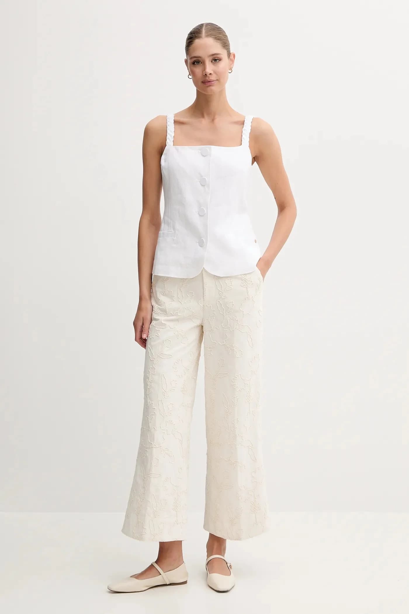 Хлопковые брюки - фото 2