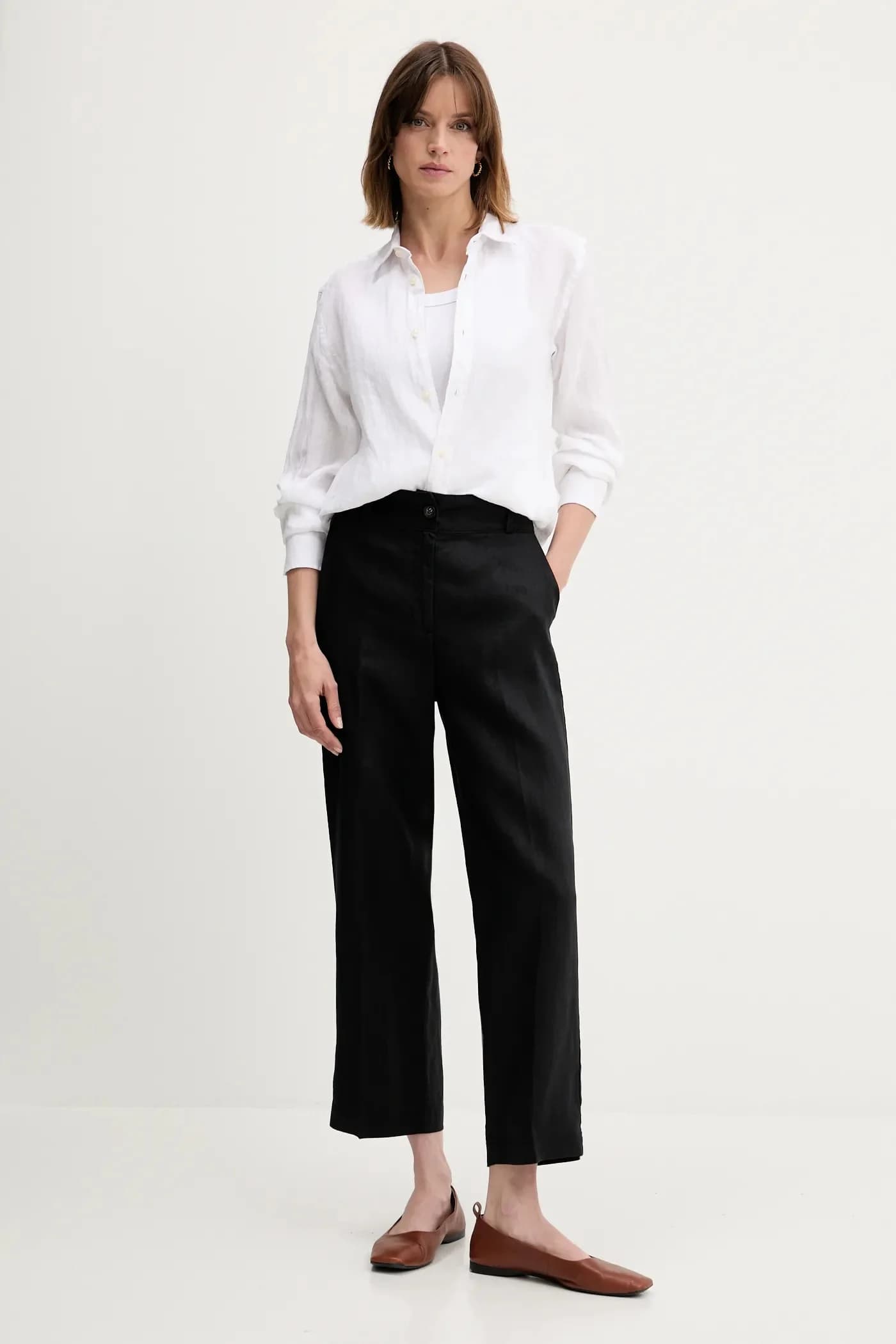 Льняные брюки - фото 2