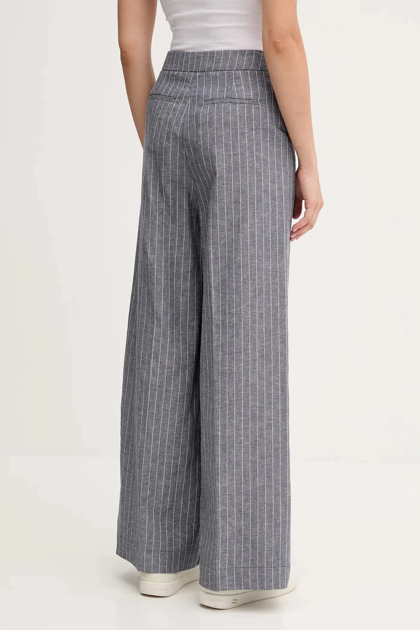 Брюки из смесового льна - фото 3