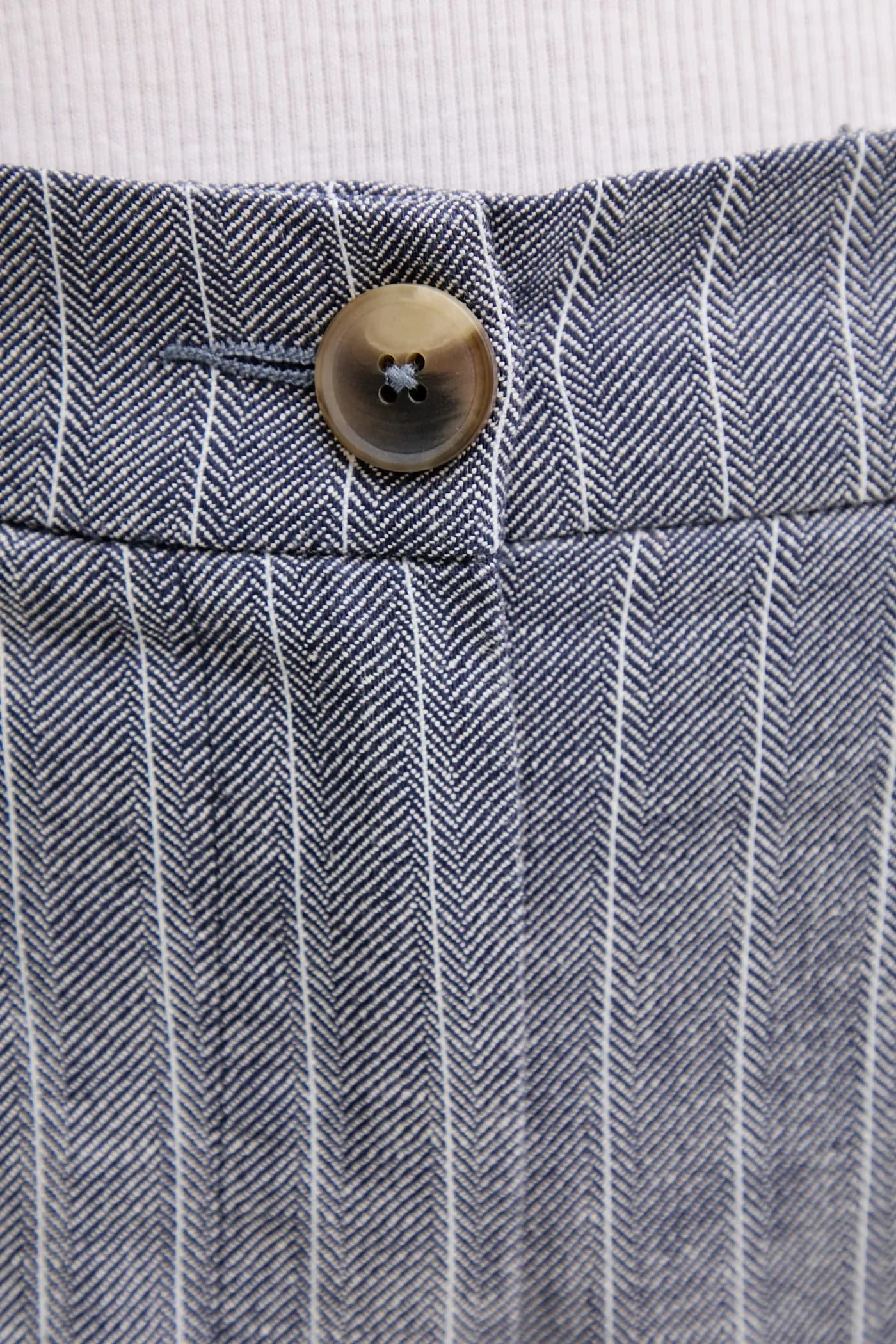 Брюки из смесового льна - фото 4