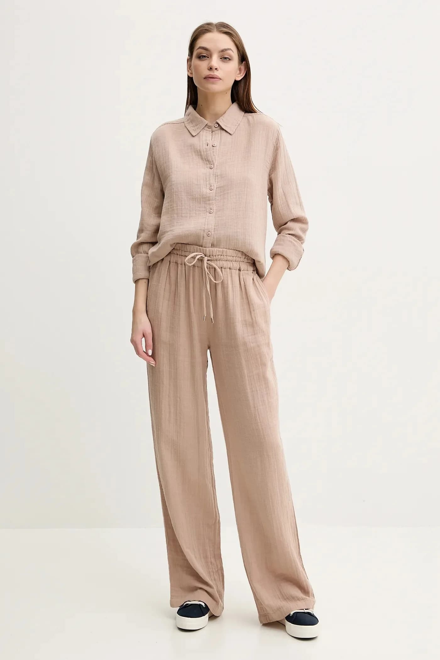 Хлопковые брюки - фото 2