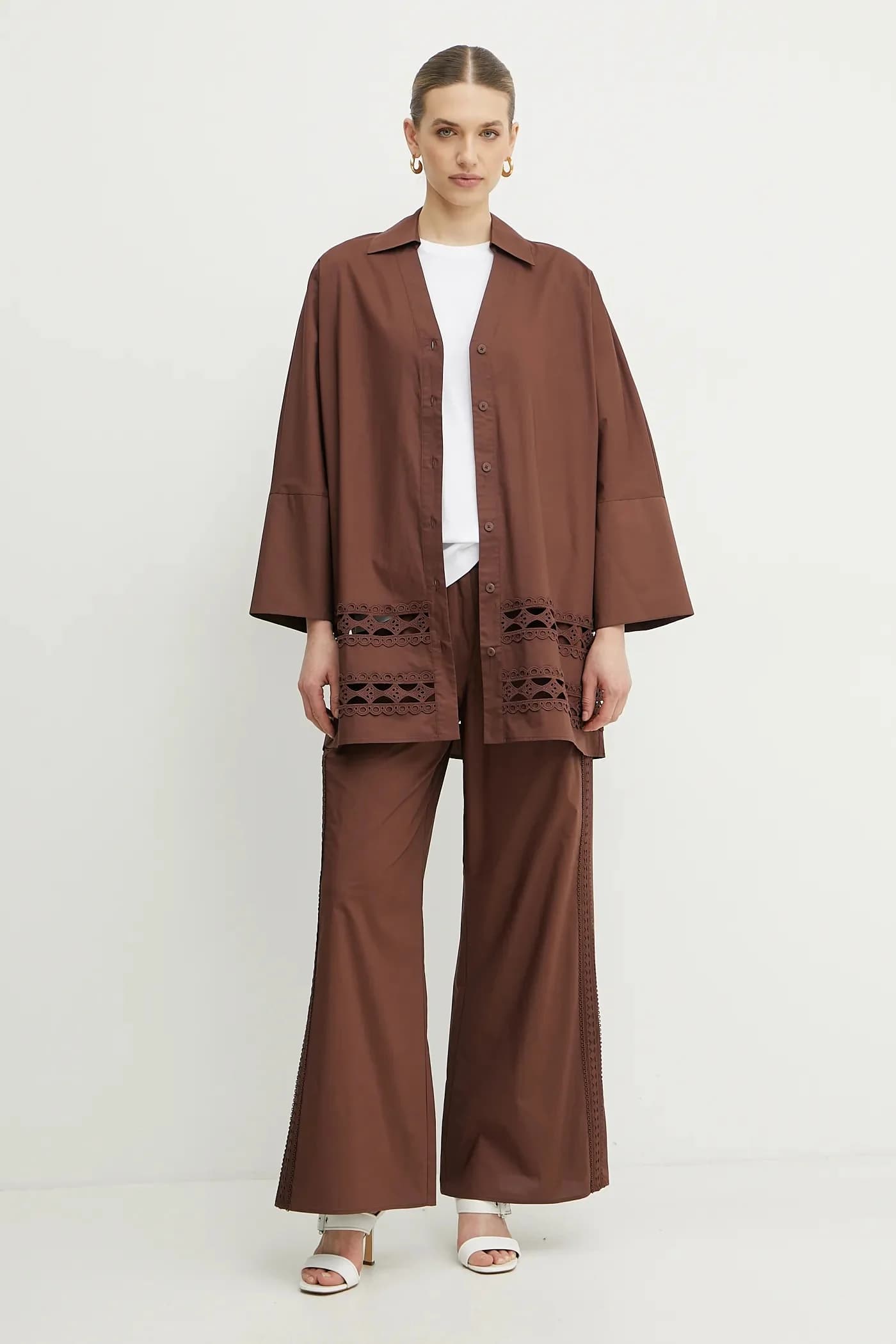 Хлопковые брюки - фото 2