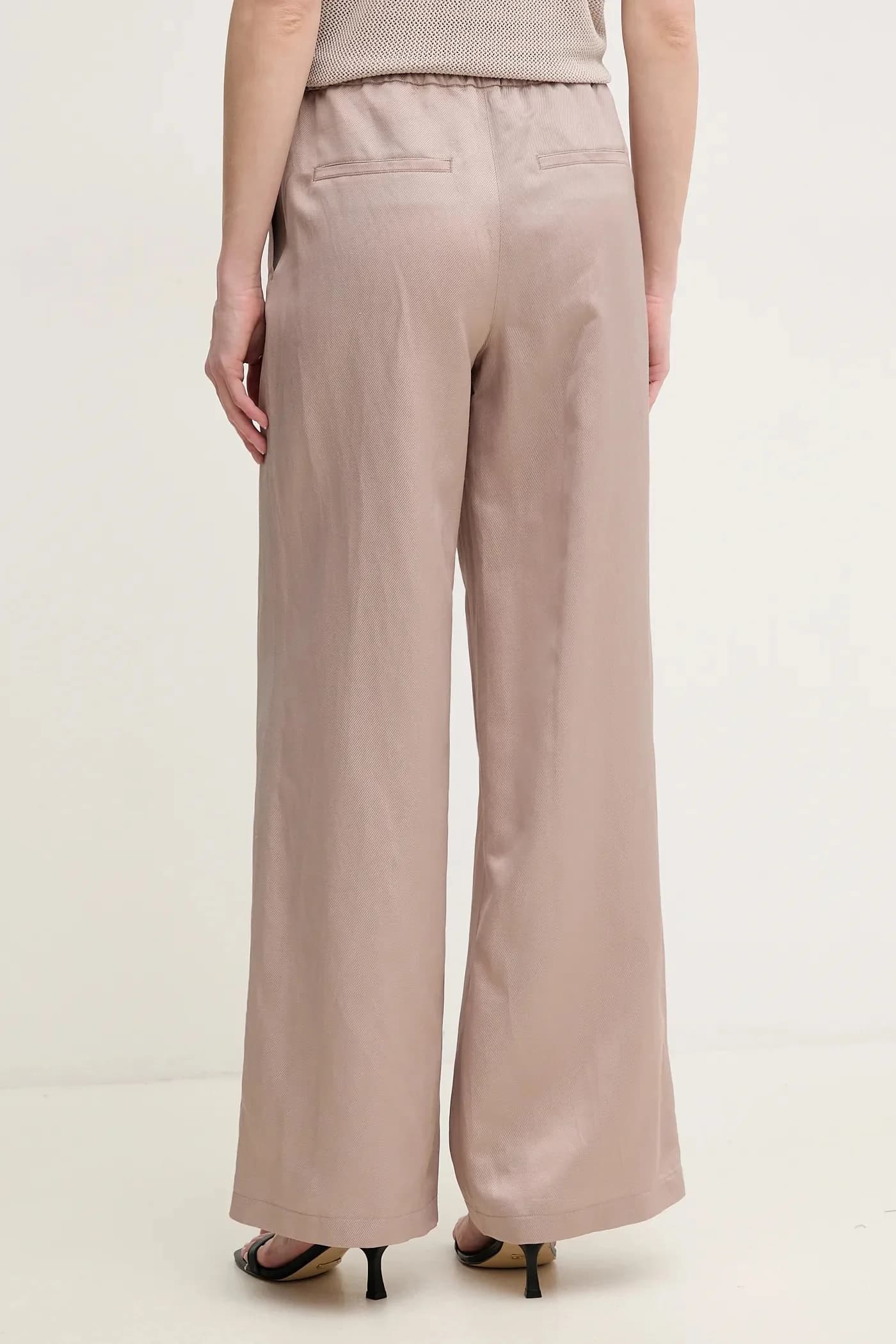 Брюки из смесового льна - фото 3