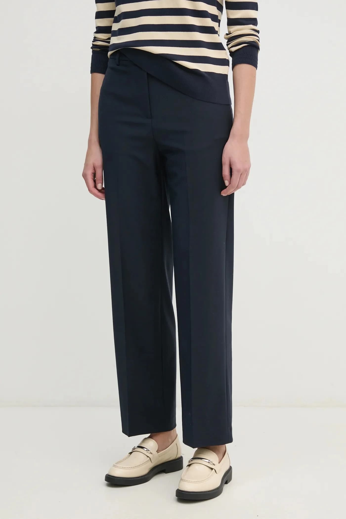 Брюки из смесовой шерсти