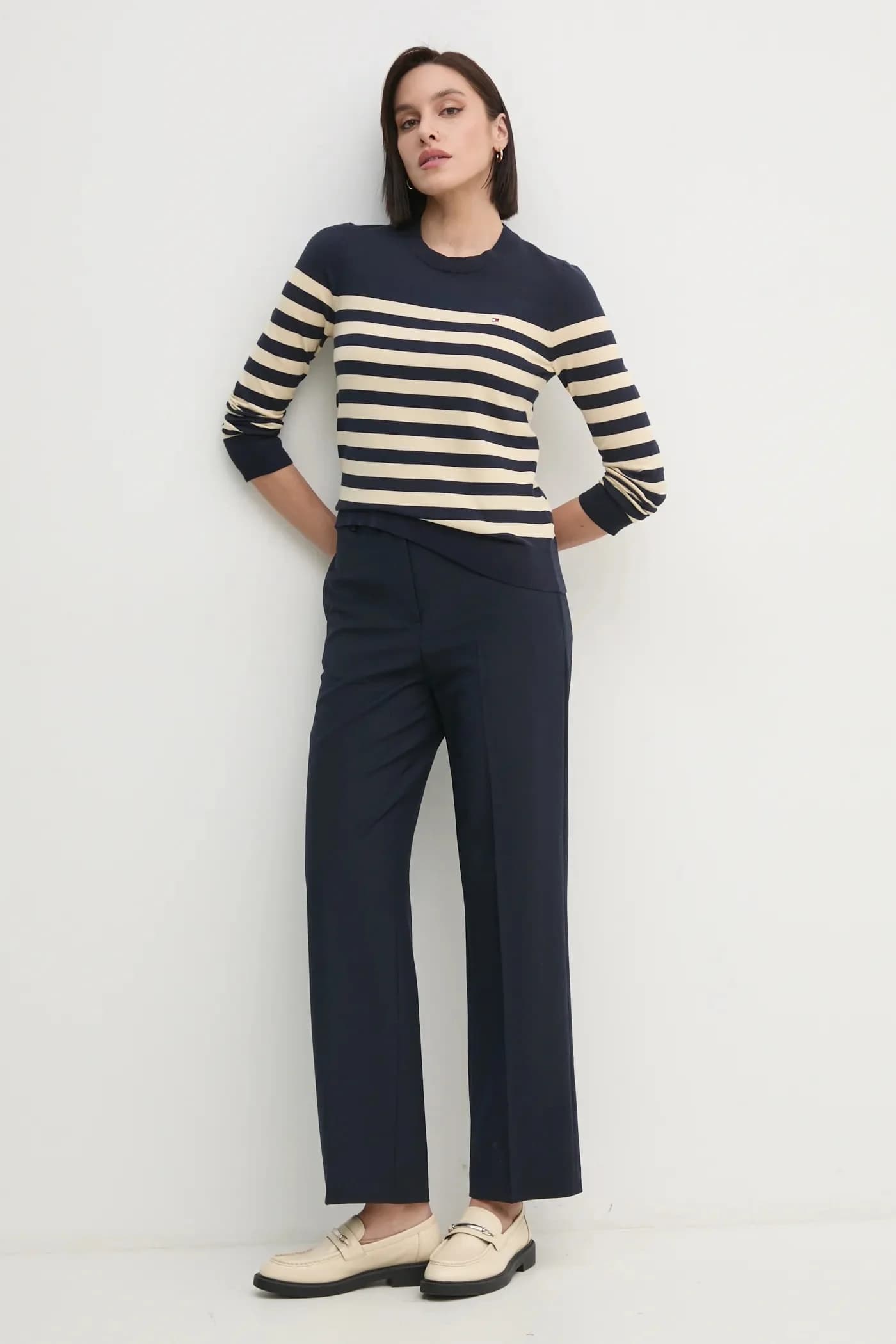 Брюки из смесовой шерсти - фото 2