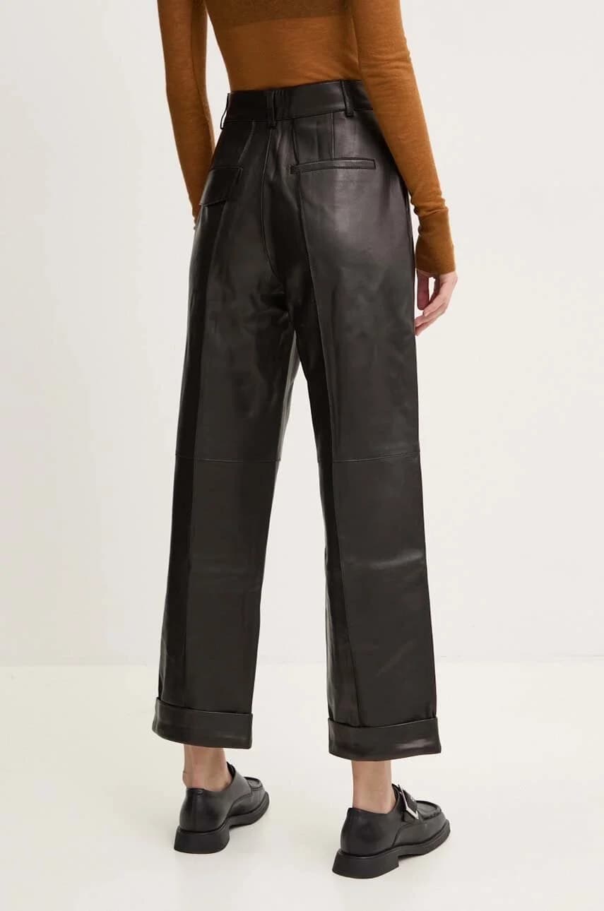 Кожаные брюки - фото 3
