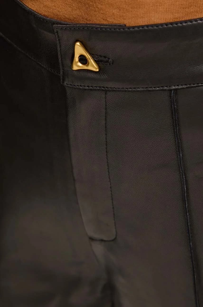 Кожаные брюки - фото 4